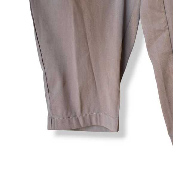 NWT Max Studio Tan Wide Leg Pants Size 1X High Elastic Waist Pull On Office - Picture 4 of 7